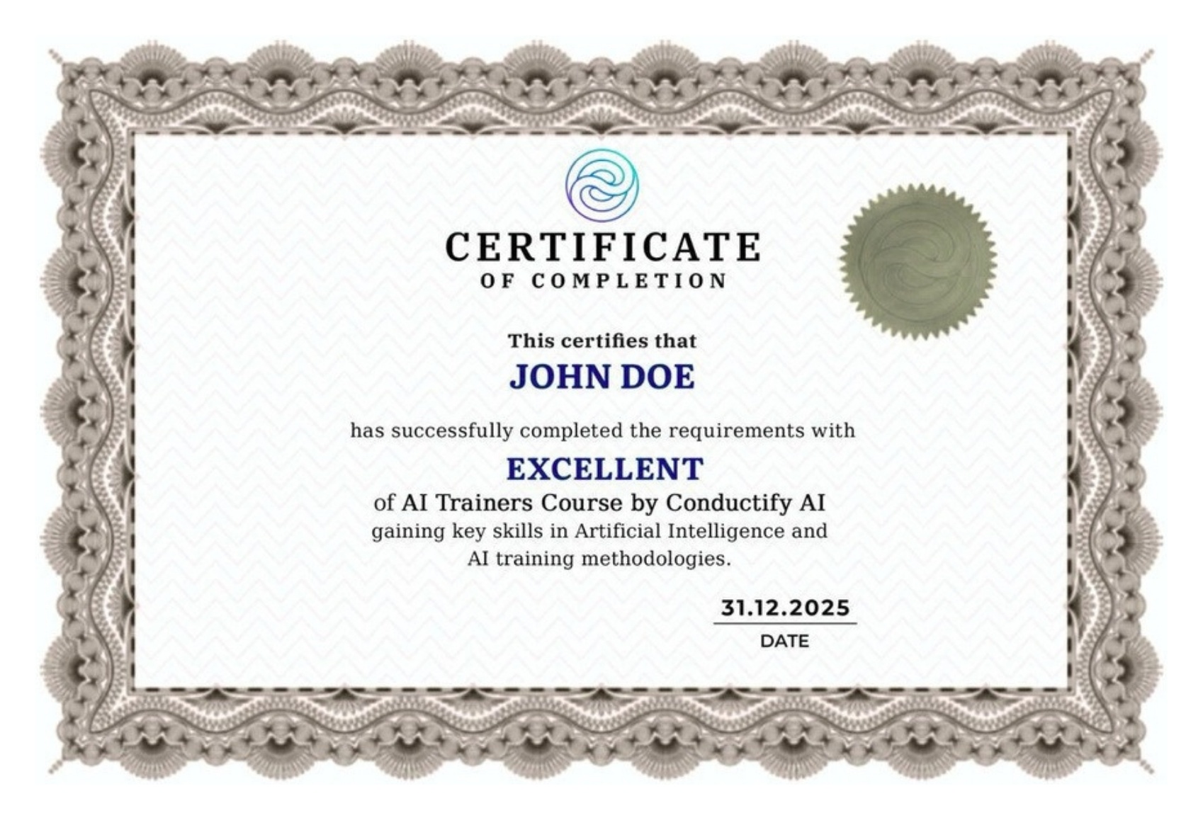 Chứng chỉ ConductifyAI
